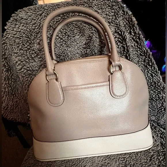 Coach Cora beige and white Dome crossbody bowler bag - Picture 2 of 9